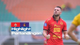 Highlight  PERSIJA Jakarta VS PERSIK Kediri  Pekan 12 [upl. by Brace]