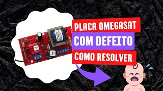 Placa de portão eletrônico omegasat com defeito oque pode ser descarga elétrica [upl. by Ettesil972]