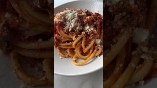 Bucatini Amatriciana 🇮🇹 Recipe in description [upl. by Yajnas953]