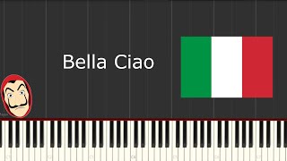 Bella Ciao piano tutorial [upl. by Monagan]