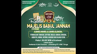 RUTINAN MAJELIS BABUL JANNAH 4 Desember 2024 [upl. by Durand]