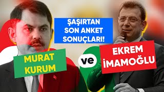 SON ANKET SONUÇLARI MURAT KURUM MU EKREM İMAMOĞLU MU ŞAŞIRTAN FARK [upl. by Nnaaihtnyc683]