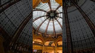 Galeries Lafayette Paris nature france paris [upl. by Hatfield320]