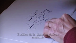 Calligraphie  La batarde française [upl. by Koal94]