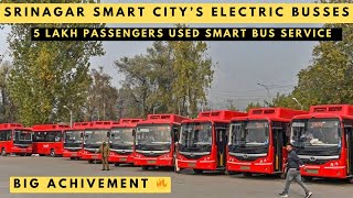 NEW TRANSFORMING KASHMIR  SMART CITY SRINAGAR E BUSES SERVICE  OVER 5 LAKH CHOSE TO TRAVEL SMART [upl. by Meng]