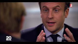 Interview dEmmanuel Macron par Laurent Delahousse  France 2 [upl. by Fleda]