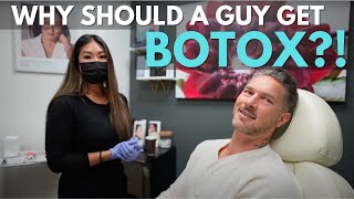 NYC Botox for Men  UES Male Botox Injections  Forehead Wrinkle Reduction  Dr Gary Linkov [upl. by Bekelja968]