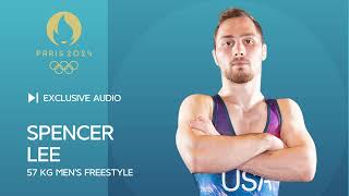 Spencer Lee After Semifinal Win  2024 Olympic Games  Mixed Zone Audio [upl. by Osi385]