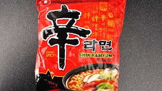 Nongshim Shin Ramyun Noodle Gourmet Spicy  Made In Korea  Instant Noodles [upl. by Eilema74]