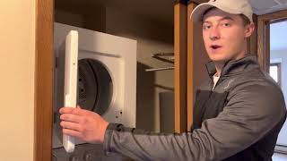 How to clean filters stackable washing and drying machines [upl. by Asiat]