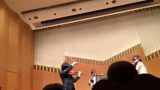 コダーイ 二つのヴァイオリンとビオラの為のセレナーデ 第1、3楽章 Kodaly Serenade for Two Violins and Viola op12 国立音楽大学 [upl. by Akenal]