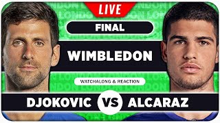 DJOKOVIC vs ALCARAZ •• Wimbledon 2024 Final •• LIVE Tennis Talk Watchalong [upl. by Iv112]