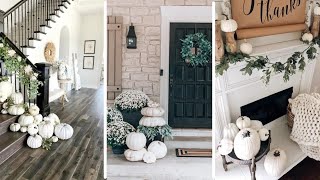 50 Stunning White Fall Décor Inspirations for a Cozy Seasonal Refresh [upl. by Ottilie]