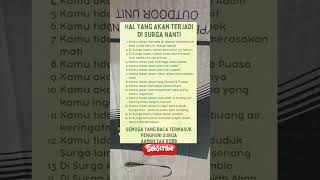 Gambaran di surga kelak surga ibadah pengajian [upl. by Aluino598]