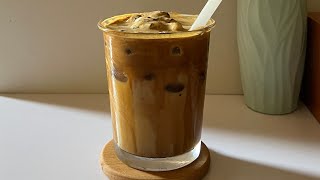 Morning dalgona icecream coffee dalgonacoffe espresso howto recipe [upl. by Deery]