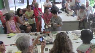 Demo  Kyoko Hirai  Four Traditional Mokuhanga Printing Techniques  IMC Hawaii 2017 [upl. by Austine]