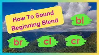 Beginning Consonant Blends  bl br cl cr  Writing amp Reading Skill  Part 1 beginningblend [upl. by Giles]