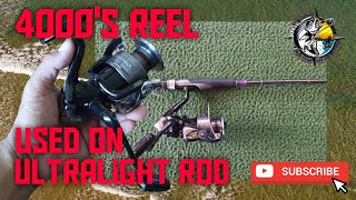 4000 series reel on ultra light fishing rod  6 Feet Rod on Shore Casting  Drifters Adventures [upl. by Ahsillek]