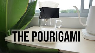 Best Compact Travel Pourover The Miir Pourigami Review and Brewing Method [upl. by Aynam]