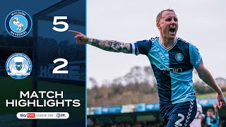 HIGHLIGHTS  Wycombe 52 Peterborough [upl. by Viehmann872]