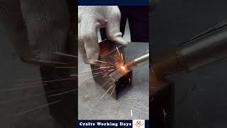 The Process Of Welding Iron On Both Sides [upl. by Krantz]