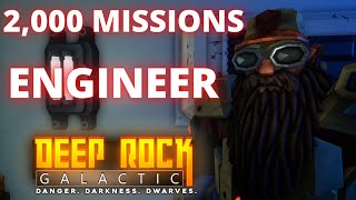 What 2000 Missions Of Engineer Looks Like  DEEP ROCK GALACTIC [upl. by Procter141]