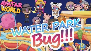 WATER PARK GLITCH STUCK IN MIDAIR 😱 CRAZY BUG  AVATAR WORLD NEW UPDATE  PAZU [upl. by Renmus]