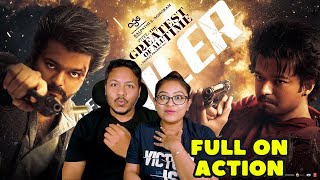 The GOAT Official Trailer REACTION  Thalapathy Vijay  Venkat Prabhu  Yuvan Shankar Raja [upl. by Adihsar]