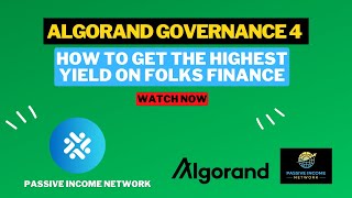 Algorand Governance via Folks Finance Complete Guide to Liquid Staking amp Earning the Highest Yield [upl. by Mur]