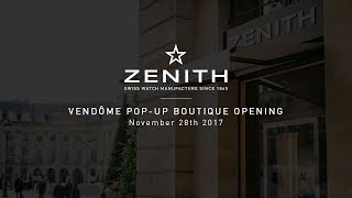 Zenith Vendôme PopUp Boutique Opening in Paris [upl. by Enniotna731]