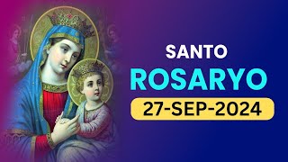 Santo Rosaryo 🙏🏻 Biyernes🙏🏻September 27 2024🙏🏻 Misteryo ng Hapis ng Santo Rosaryo 🙏🏻 Tagalog Rosary [upl. by Eshman]