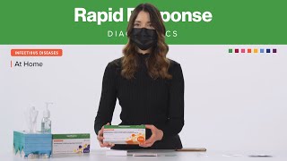 Rapid Response™ COVID19 Antigen Rapid Test Cassette – At Home Demonstration [upl. by Swift378]