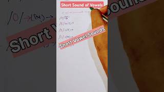 Short Sound of VowelsA E I O U englishgrammar shorts youtubeshortstrending gsrenglish👑 [upl. by Jamilla158]