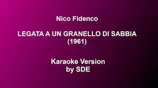 Legata a un granello di sabbia Nico Fidenco  Karaoke by Sde [upl. by Chladek]