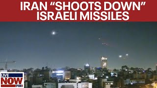 Iranian air defenses intercept Israeli missiles  LiveNOW from FOX [upl. by Tabina484]