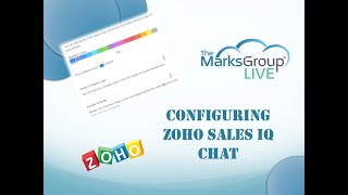 Zoho SalesIQ Configuring Chat [upl. by Ikuy703]