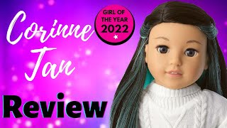 GOTY 2022 Corinne Tan Doll and Accessories American Girl Review [upl. by Razaile]