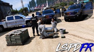 GTA 5 LSPDFR 224 POLICIA MINISTERIAL DE MEXICO  EMBOSCADA A TR4F1C4NT35 [upl. by Chretien885]