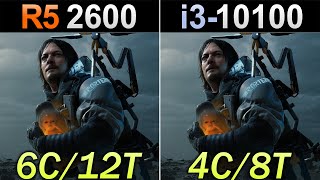 Ryzen 5 2600 Vs i310100  New Games Benchmarks [upl. by Aihsema]