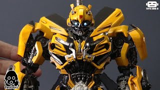 Unboxing Transformers DLX Bumblebee The Last Knight By Threezero [upl. by Guilbert]