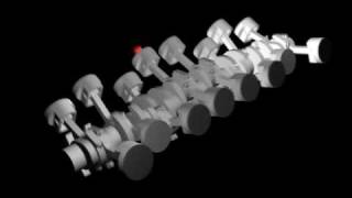 V16 engine animation [upl. by Arfihs]