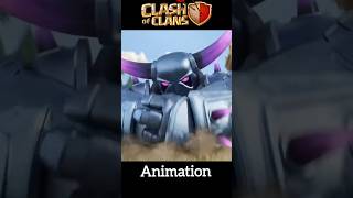 Why Pekka Flowing The Butterfly Animation vs Reality Clash of Clans clashofclans coc shorts [upl. by Lebazi]