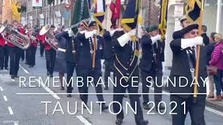 Remembrance Sunday  Taunton 2021 [upl. by Wehner]