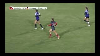 Evansville vs Illinois St W 101724  Foul Decision  AR Involvement  82nd Minute [upl. by Germann]