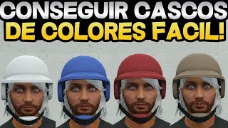 COMO CONSEGUIR CASCOS DE COLORES FUNCIONANDO  HOMBRE  MUJER  GTA ONLINE [upl. by Schug212]