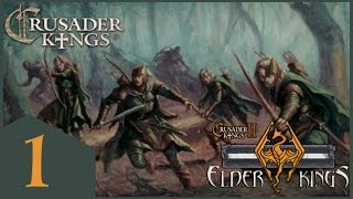 Crusader Kings II Elder Kings Multiplayer  Bosmer 1  Falinesti Kingdom [upl. by Inanaup622]