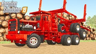 WE FOUND AN OLD LOGGING TRUCK  ALBERTA MAP  FS19 ROLEPLAY [upl. by Enelear]