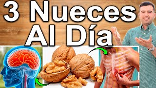 3 NUECES AL DÍA LO CURAN TODO  ¿Para Qué Sirve La Nuez  Beneficios Para Tu Salud Y Belleza [upl. by Stander303]