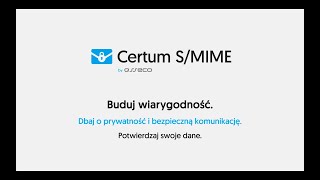 Certum SMIME [upl. by Ettezil]