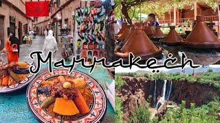 Marrakech Maroc🌴Souk bouffe et cascades dOuzoud [upl. by Adnauq]